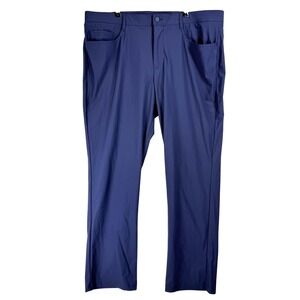 Callaway Mens Golf Pants Blue Performance Stretch Straight Leg 38x30 SU39655